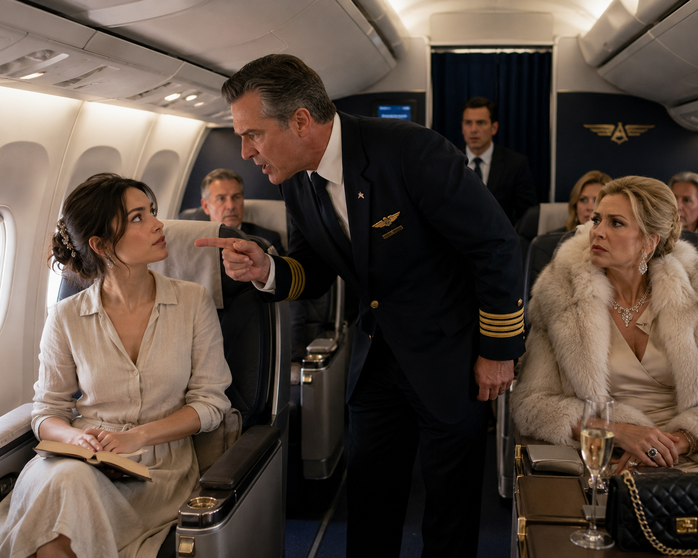 The flight from Madrid to New York was preparing for takeoff. Captain Alejandro Martínez noticed something that unsettled him