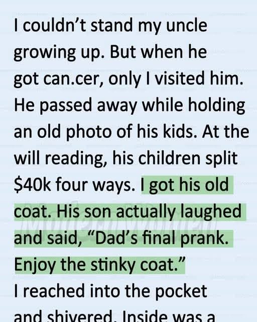 The $600K “Prank” That Backfired: How One Nephew Turned a Stinky Old Coat Into Sweet Revenge