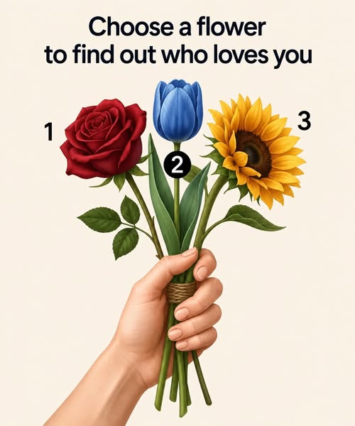 Which flower do you choose? It will say it all...