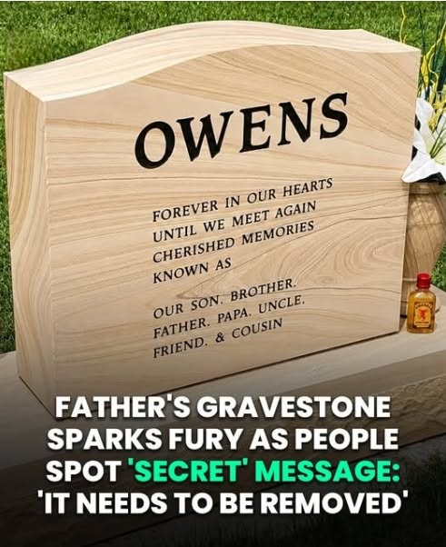 Dad’s Gravestone Sparks Fury After People Discover Hidden Message