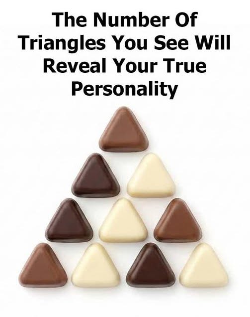 The Number Of Triangles You See Will Reveal Your True Personality-jdsklf