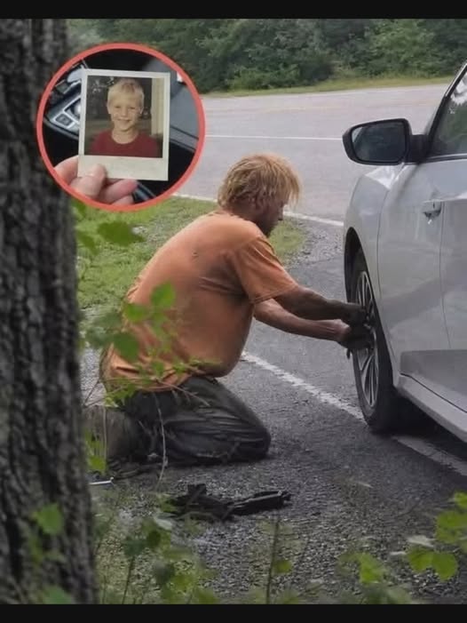 Homeless Man Helped Me Fix a Flat Tire on the Same Road Where My Son Disappeared 20 Years Ago