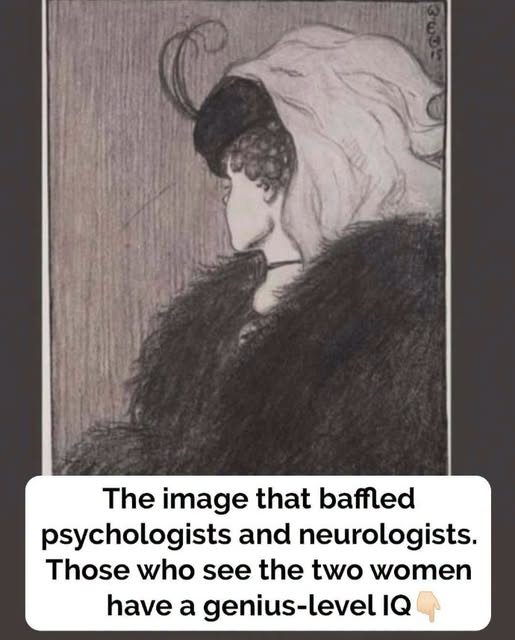 A rare few can see the double images in this postcard – can you?
