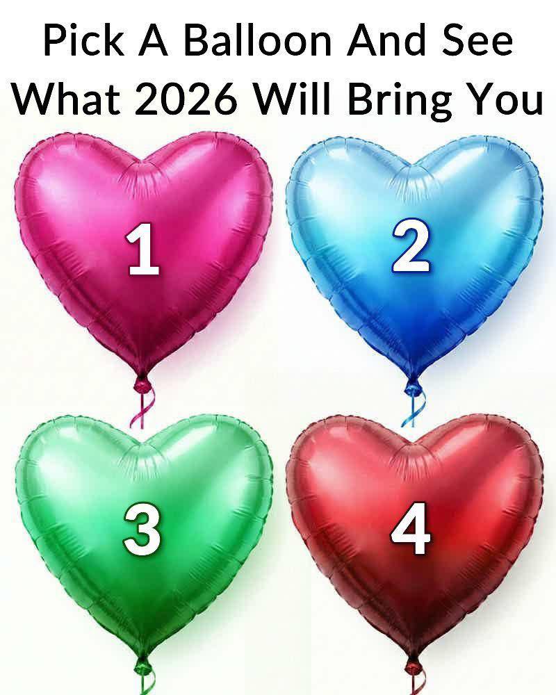 Pick A Balloon And See What 2026 Will Bring You...