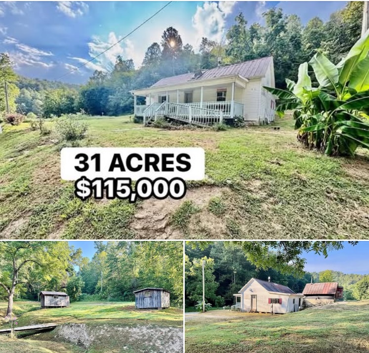Farmhouse with Free Natural Gas & Mineral Rights on 31+ Acres