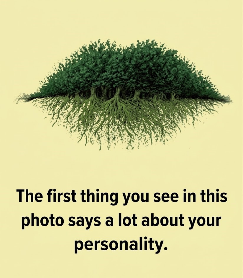 The first thing you see in this photo says a lot about your personality.