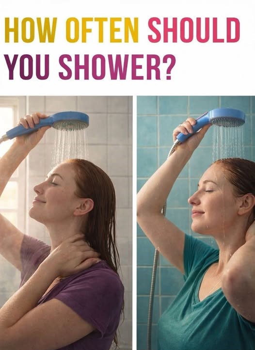 HOW OFTEN SHOULD YOU SHOWER?