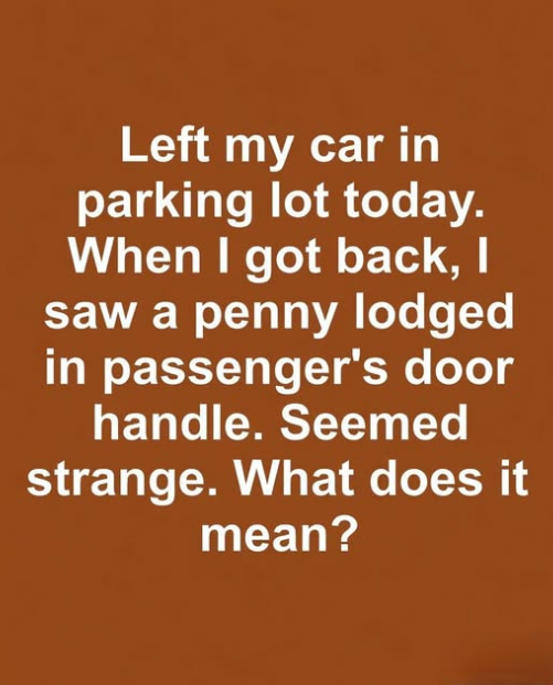 Seemed strange. What does it mean?