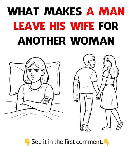 What makes a man leave his wife for another woman