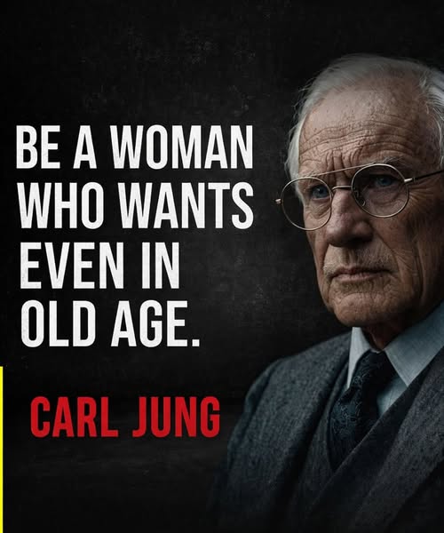 BE A WOMAN WHO WANTS EVEN IN OLD AGE...