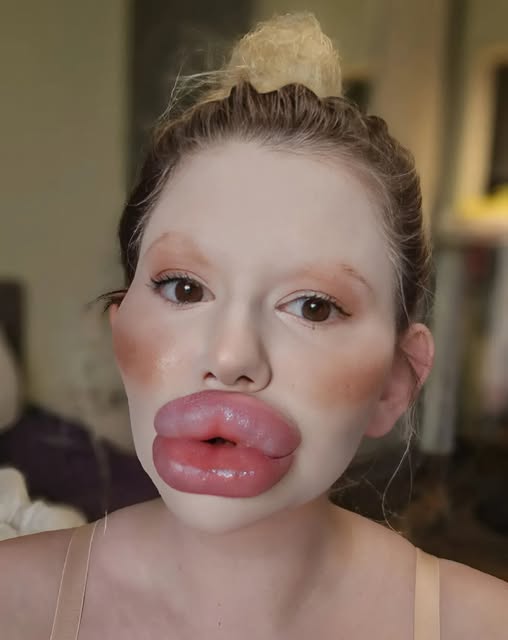 She is known as the woman with the ‘world’s largest lips’— here’s what she looked like before all her surgeries