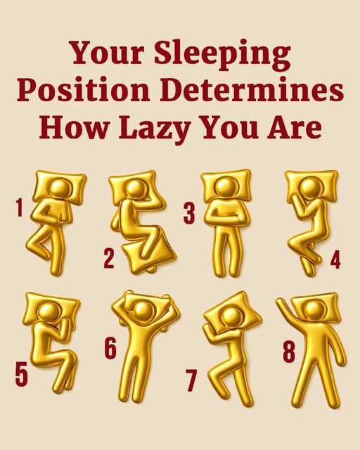 Your Sleeping Position Determines How Lazy You Are... See more