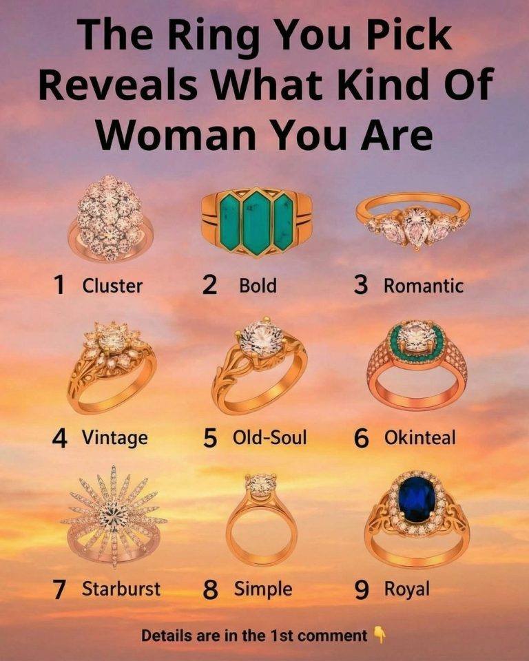 The Ring You Pick Reveals What Kind Of Woman You Are