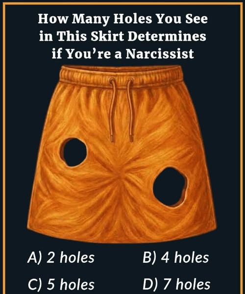 How Many Holes You See in This Skirt Determines if You're a Narcissist