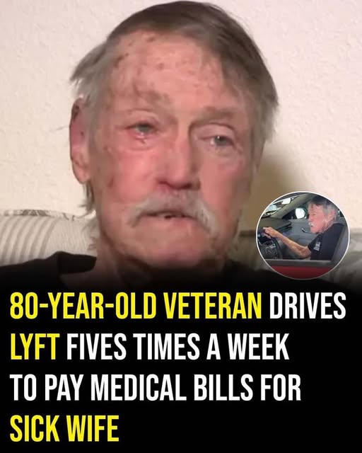 Frail Arizona man, 80, works as full-time Lyft driver to pay his and wife's medical bills