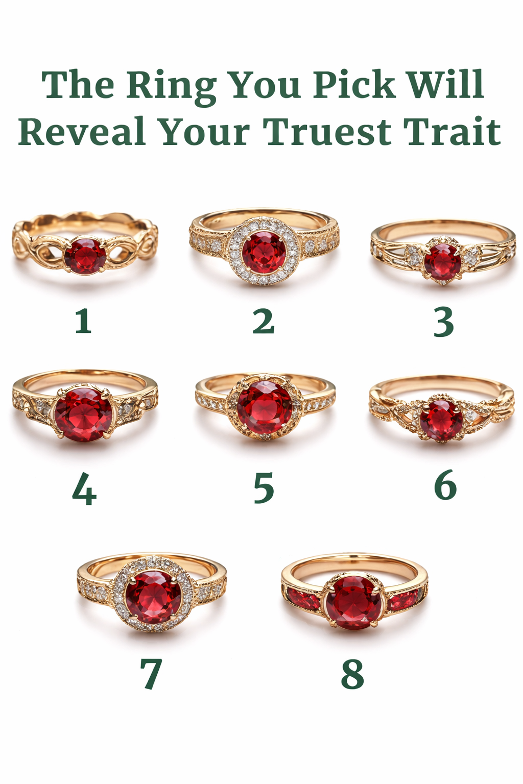 The Ring You Pick Reveals What Kind Of Woman You Are