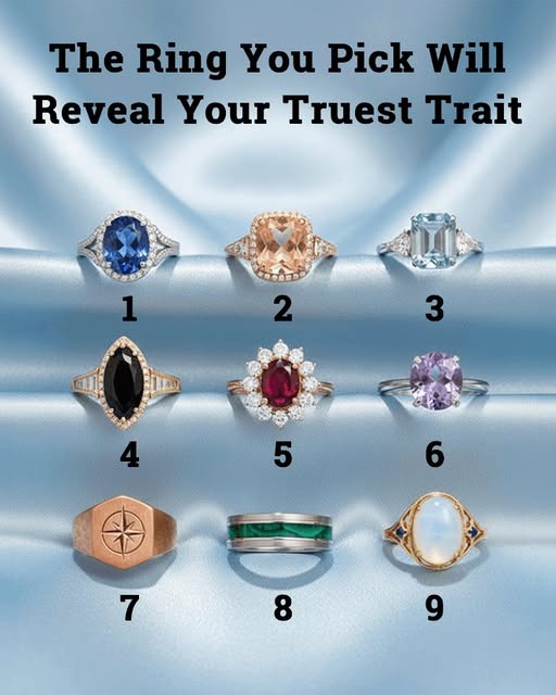 The Ring You Pick Will Reveal Your Truest Trait...