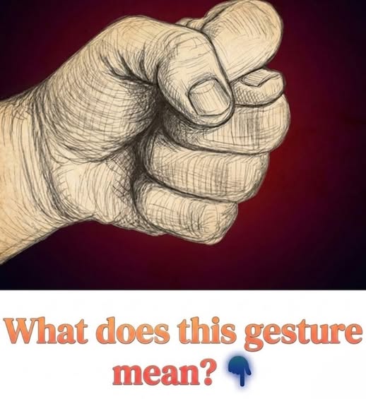 What does this gesture mean?