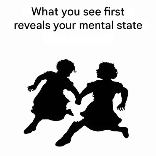 What you see first reveals your mental state...