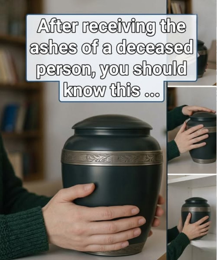 After receiving the ashes of a deceased person, you should know this ...