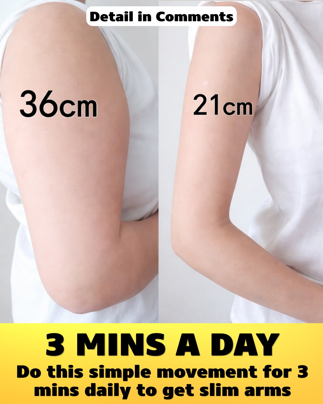 Do this simple movement for 3 mins daily to get slim arms