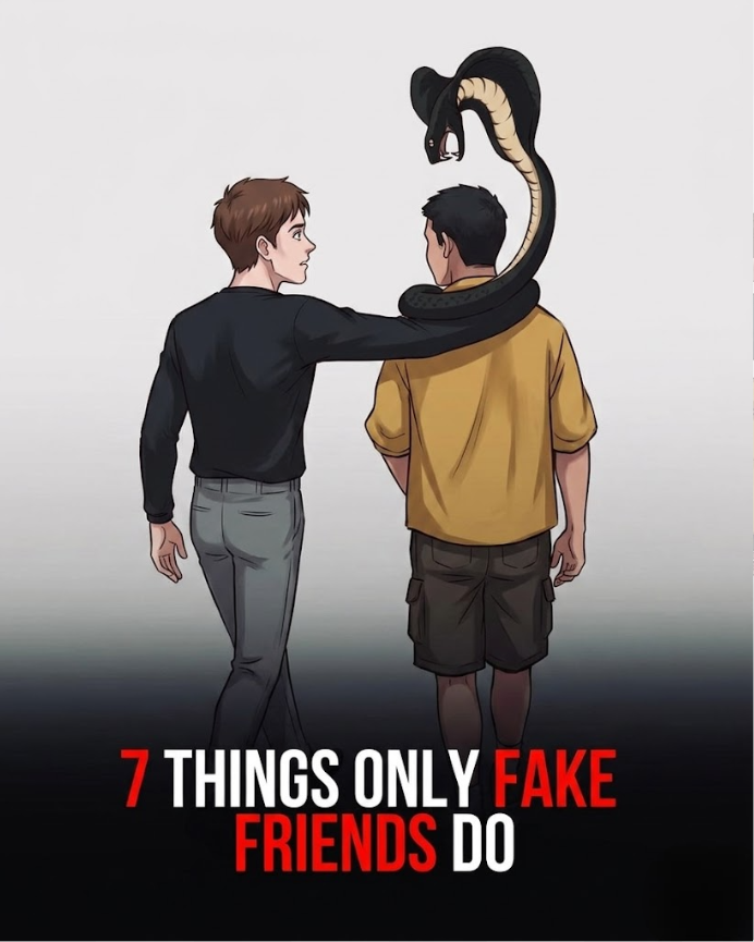 7 things only fake friends do...