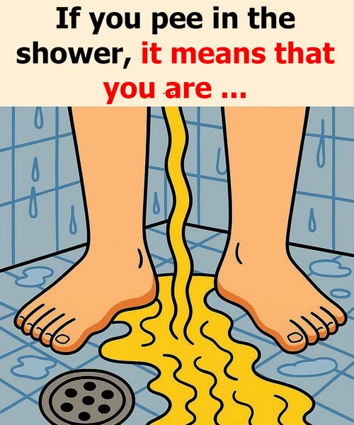 If you pee in the shower, this is what happen...