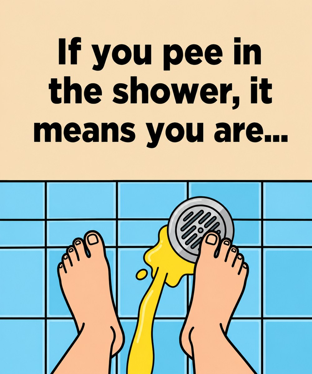 If you urinate in the shower, here's what happens...