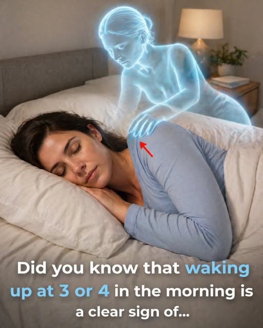Did you know that waking up at 3 or 4 in the morning is a clear sign of...