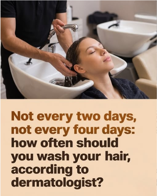 Here's how often should you wash your hair, according to a dermatologist ...