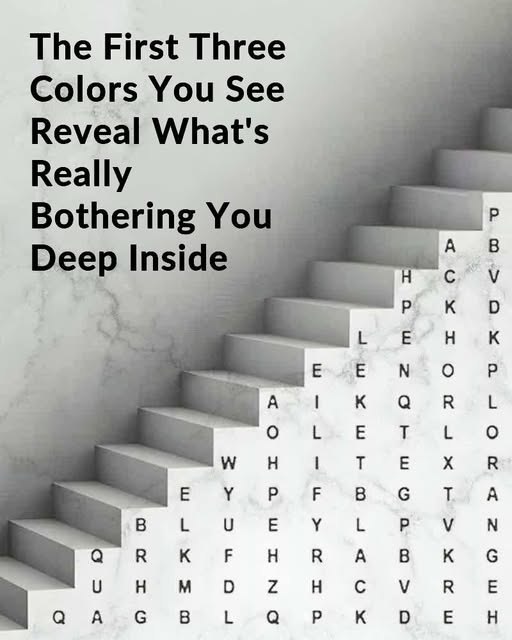 The First Three Colors You See Will Reveal What Your Tomorrow Will Be Like.