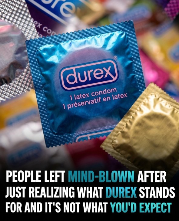 PEOPLE LEFT MIND-BLOWN AFTER JUST REALIZING WHAT DUREX STANDS FOR AND IT'S NOT WHAT YOU'D EXPECT