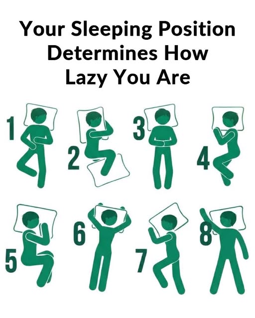 Your Sleeping Position Determines How Lazy You Are... See more