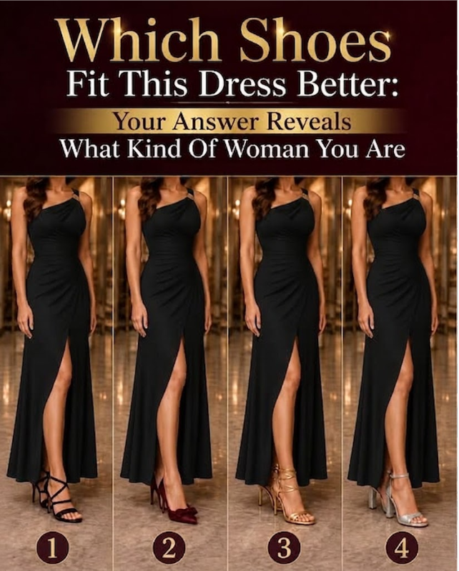Which Shoes Fit This Dress Better: Your Answer Reveals What Kind Of Woman You Are
