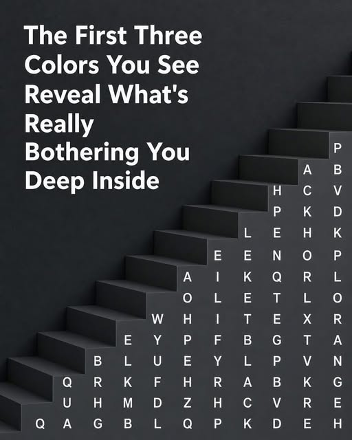 The First Three Colors That Catch Your Eye Could Offer an Interesting Perspective