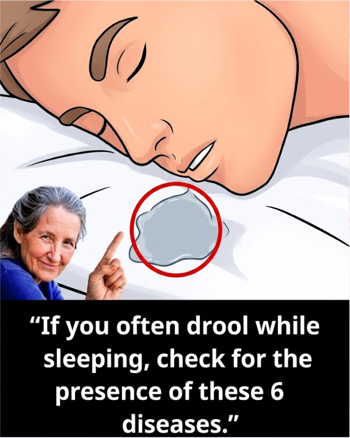 If you often drool while sleeping, check for the presence of these 6 diseases.