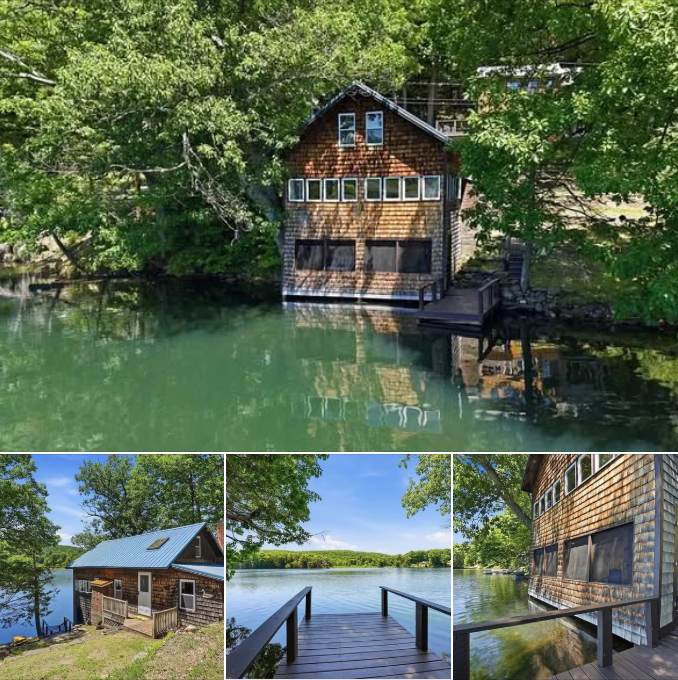A charming cottage with lake views, direct water access, and classic character. Additional photos and information are available below.
