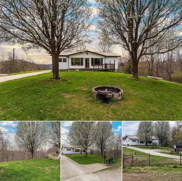 Enjoy the serenity!. Beautiful home on 22 acres. Such a pretty setting. $190,000.
