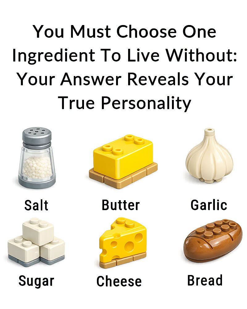 Pick One Ingredient You Could Skip Forever — What It Says About Your Style