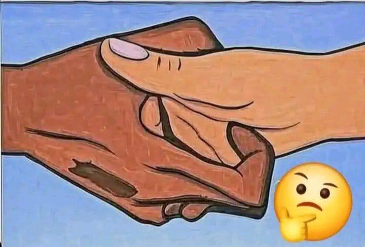 When a man scratches the palm of a woman's hand, what does it mean Fam?