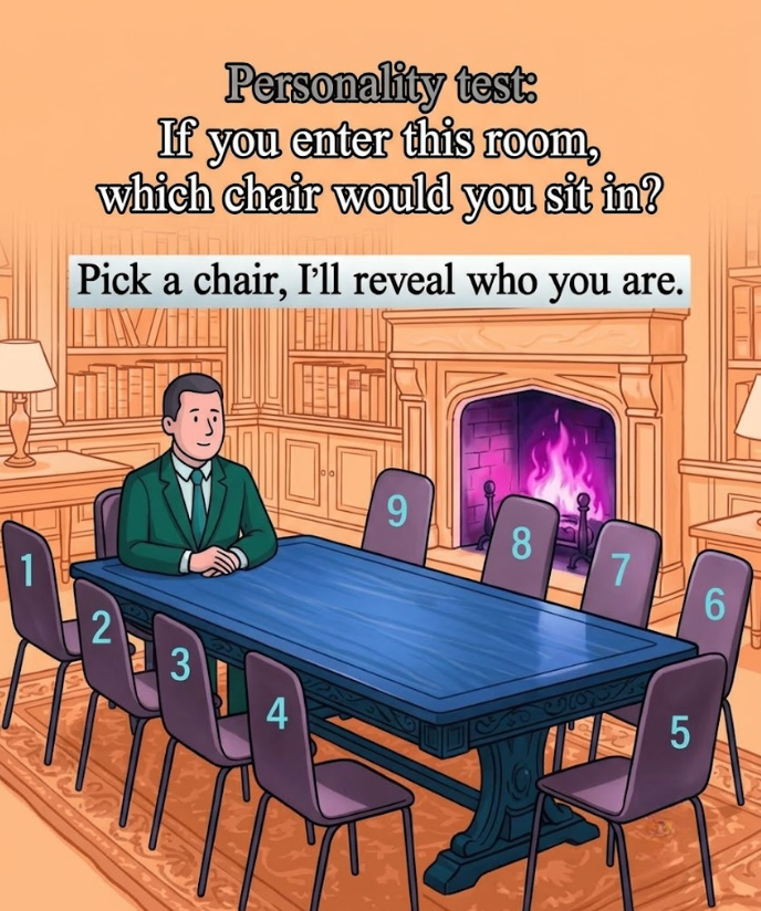 If You Walked Into This Room, Which Seat Would Catch Your Attention First?