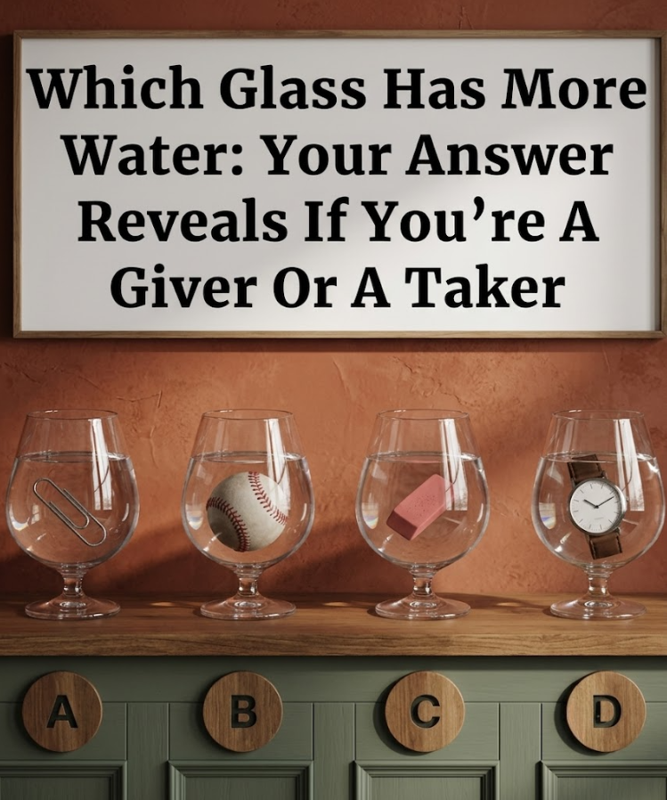 Which Glass Would You Choose? Explore What Your Answer Might Mean...