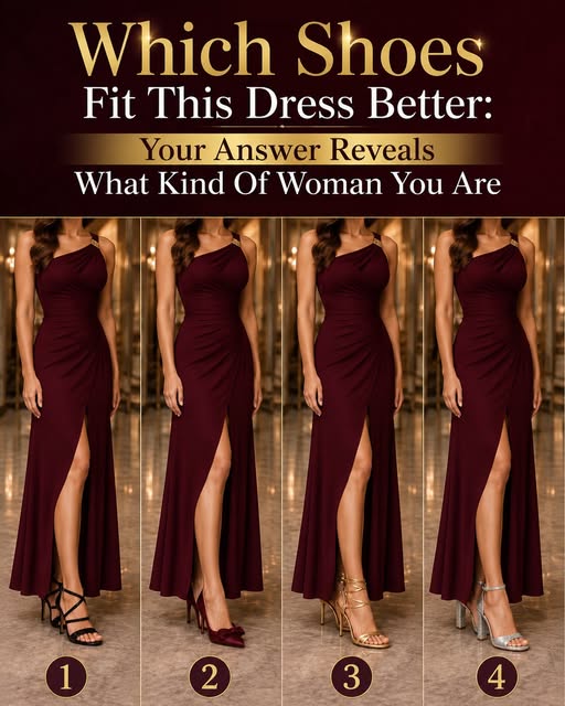 Which Shoes Fit This Dress Better: Your Answer Reveals What Kind Of Woman You Are