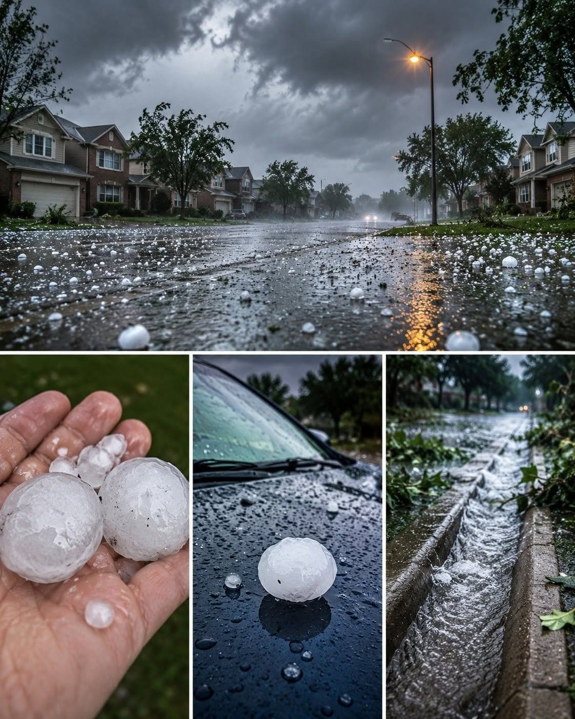 Strong Hailstorm Leaves S-town Dealing With Damage and Recovery Efforts - QuickStory
