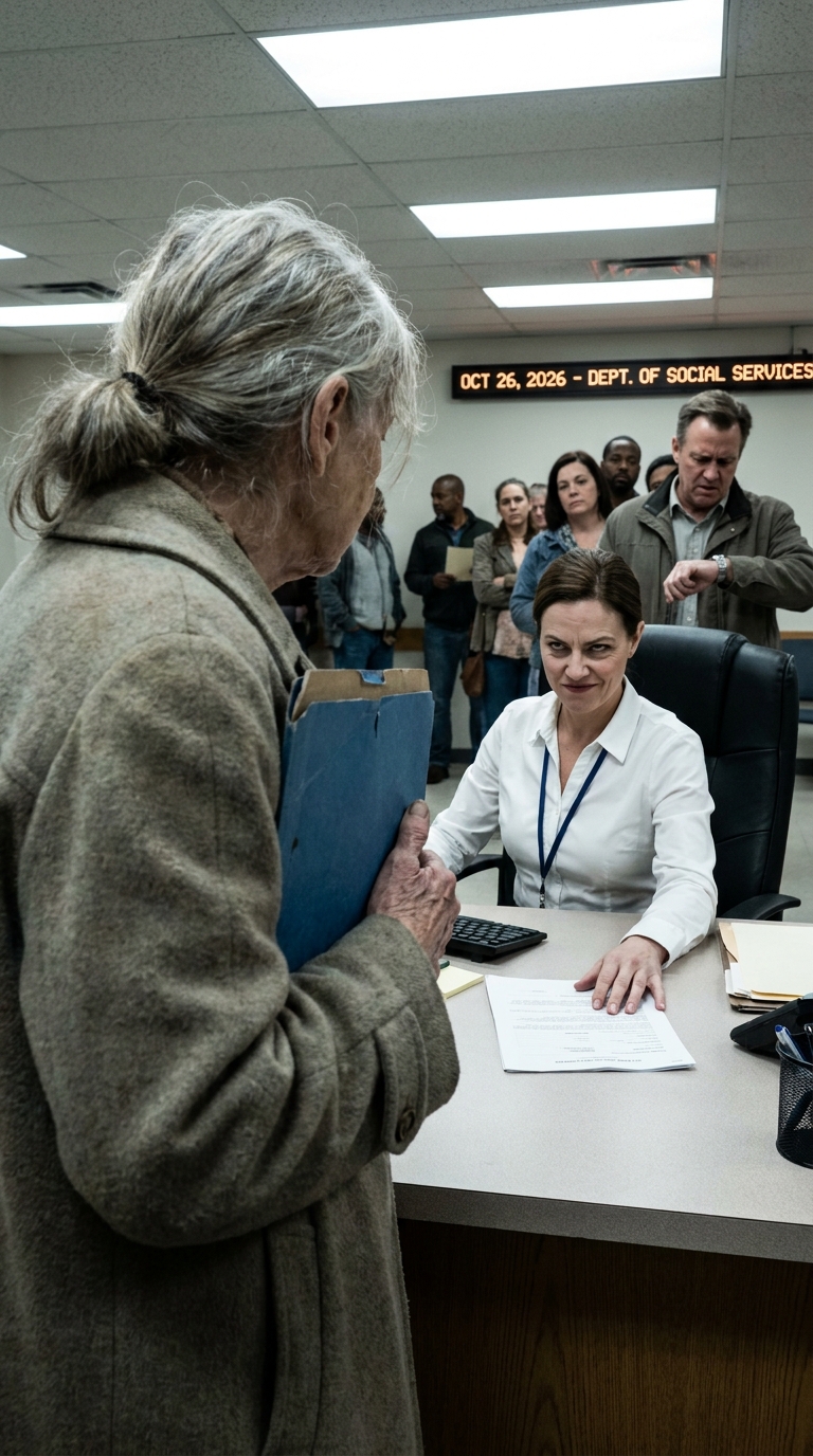 The Employee Humiliated a Poorly Dressed Old Woman in Line — Then One Truth Changed Everything