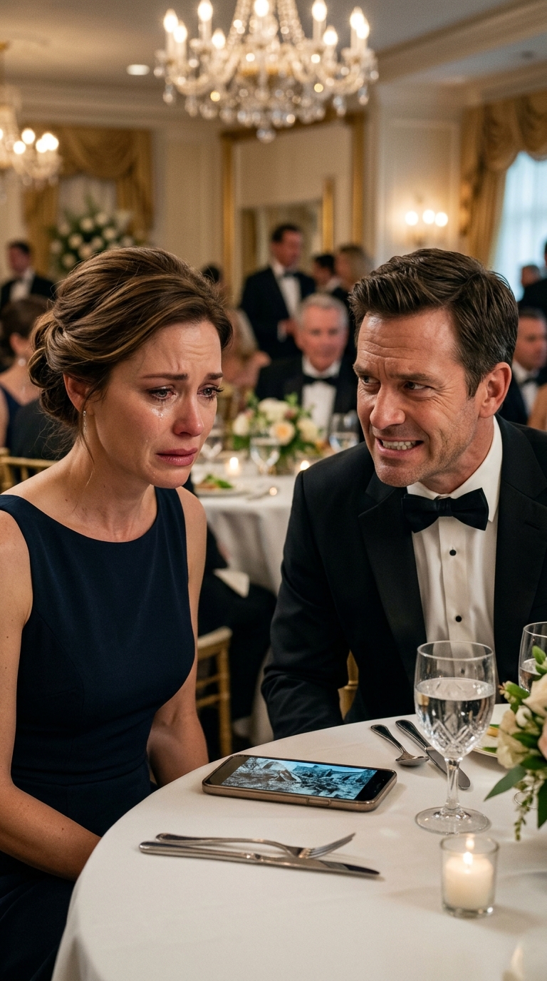 My Husband Told Me to Stay Quiet at a Charity Gala — Then a Billionaire Donor Called Me by Name