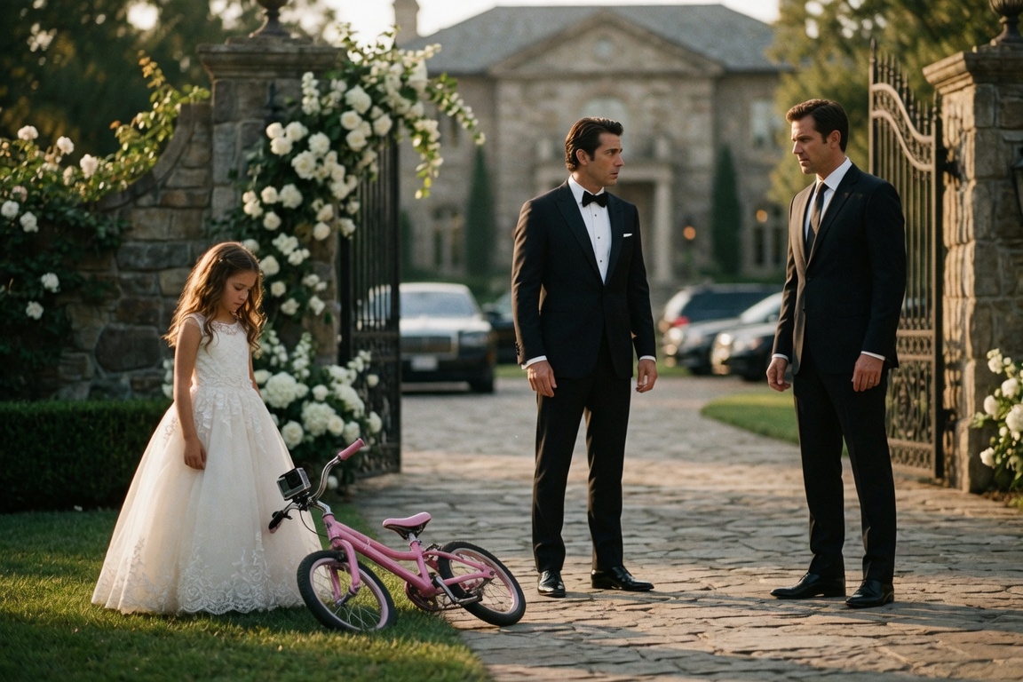 The Bride’s Brother Knocked the Flower Girl Off Her Bike—Then the Groom Saw the Camera
