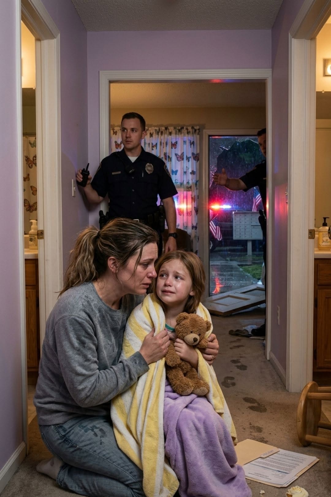 I Adopted a Seven-Year-Old Orphan Girl and Saw a Burned Mark on Her Back That Forced Me to Call the Police