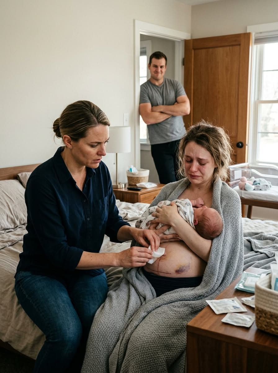 She Found Bruises on Her Sister After a C-Section… What She Discovered Next Changed Everything