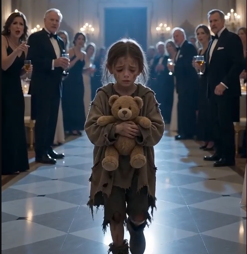 The Starving Child Mocked at an Elite Gala and the 60-Year Billionaire Teddy Bear Revelation 🤫💥